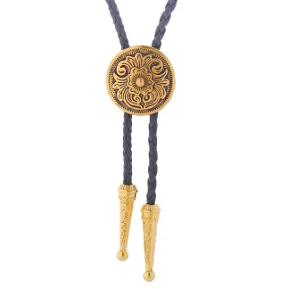 Old Fashioned Round Bolo Tie