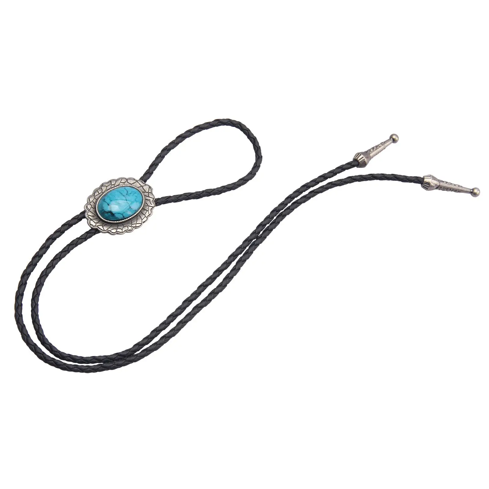 Bolo Tie for Men Cord Adjustable Size Bolo Necktie for Birthday Formal Party