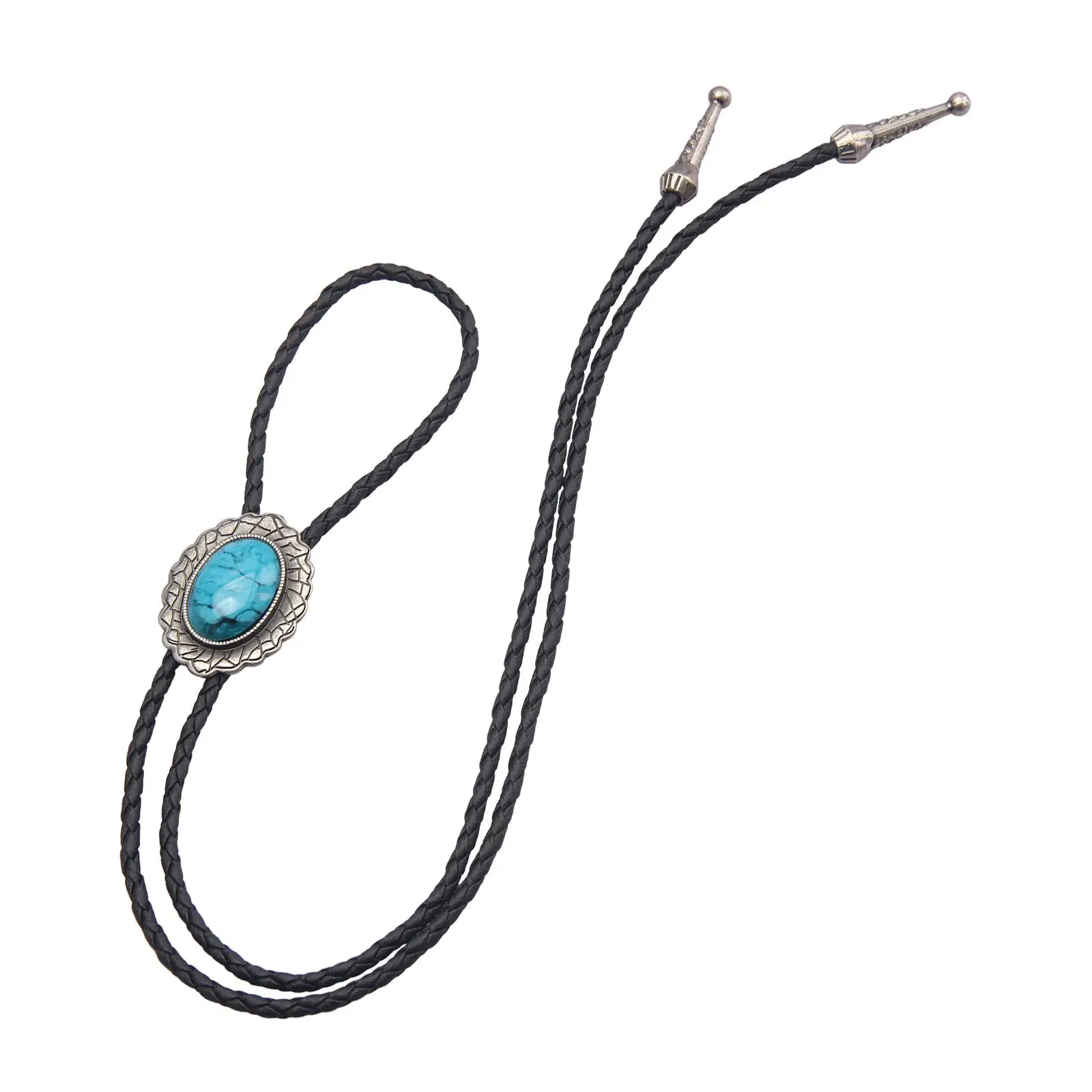 Bolo Tie for Men Cord Adjustable Size Bolo Necktie for Birthday Formal Party