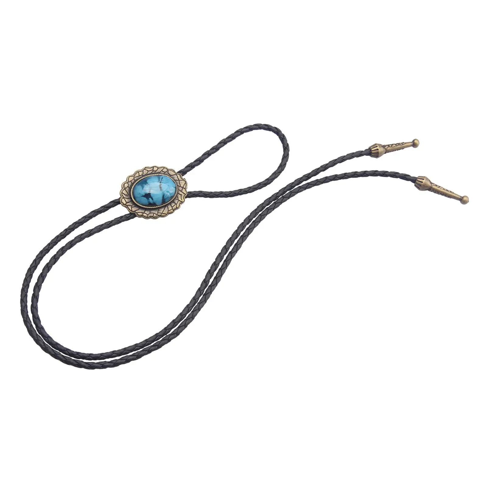 Bolo Tie for Men Cord Adjustable Size Bolo Necktie for Birthday Formal Party