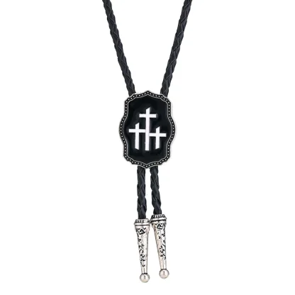 Religious Cross Bolo Tie