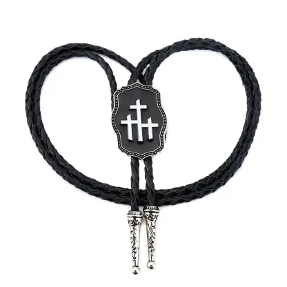 Religious Cross Bolo Tie - Image 6