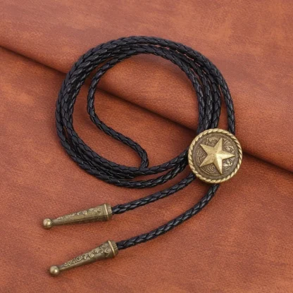 Vintage-style Star Bolo Tie