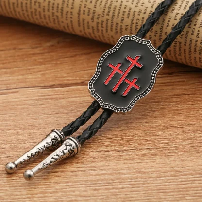 Religious Cross Bolo Tie - Image 9