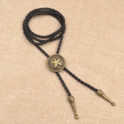 Vintage-style Star Bolo Tie - Image 2