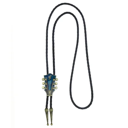 Musical Headstock Pendant Bolo Tie - Image 5