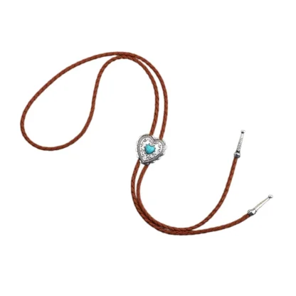 Vintage-style Heart Shaped Bolo Tie - Image 9