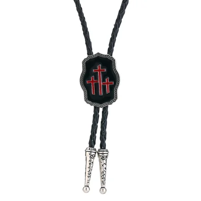 Religious Cross Bolo Tie - Image 4