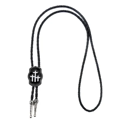 Religious Cross Bolo Tie - Image 7