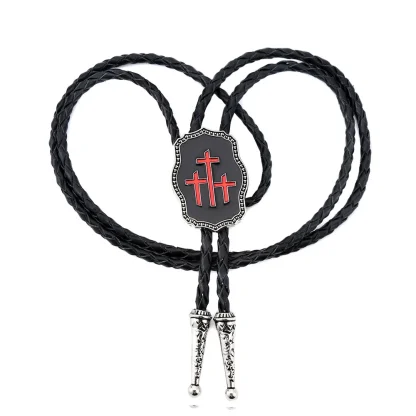 Religious Cross Bolo Tie - Image 5