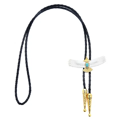 Shiny Eagle Wings Bolo Tie - Image 4